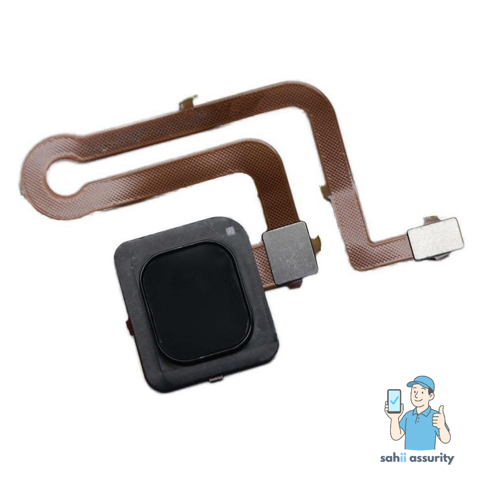Fingerprint Sensor with Flex Cable for Vivo Y91 Black